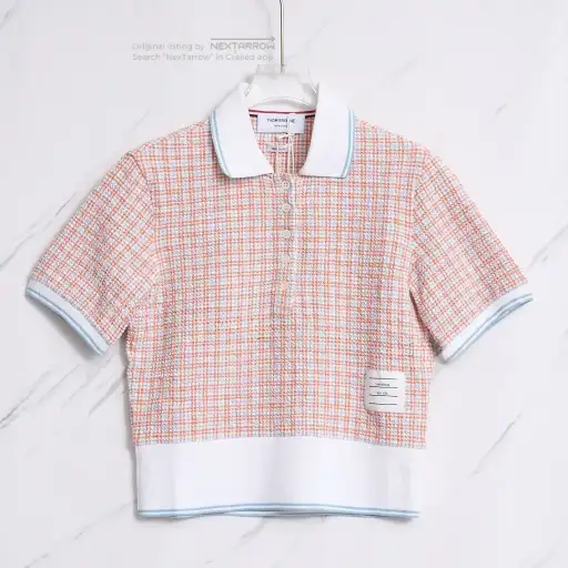 Thom Browne Women’s Check Polo Shirt