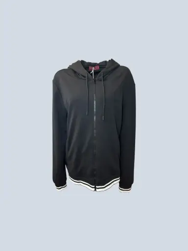 Gucci
 zip-up sweatshirt with embossed logo, XL