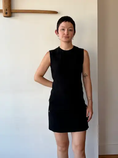 Celine black mini dress