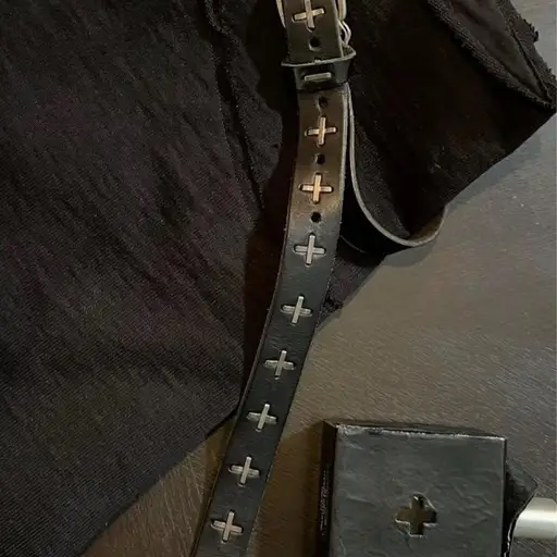 m.a+ by Maurizio Amadei belt
Pretty good condition, real offers lmk
around 47 in (120 cm) long in can fit hella sizes 
#m.a+
#MaurizioAmadei
#archive