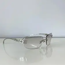 Gentle Monster x Jennie Jentle Salon Glitter 02 Silver Metal Brown  DSTWI61J90EM