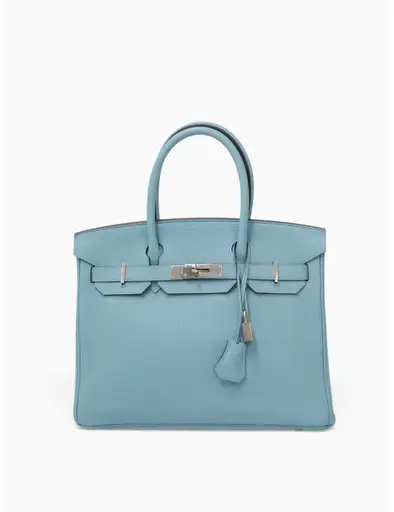 Hermès Birkin 30 Bag in Celestial Blue