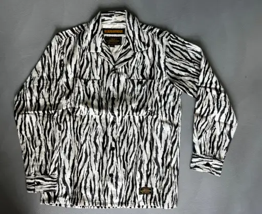 Neighborhood Zebra Fur Shirt, Size L