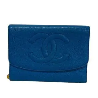 CHANEL(シャネル) 3つ折り財布 - ブルー シャネル(CHANEL)のレディースのファッション小物(財布)の商品詳細ページへのリンク