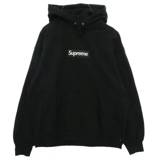 Supreme シュプリーム 24AW Box Logo Hooded Sweatshirt ボックスロゴ フーデッド スウェットシャツ パーカー フーディー ブラック系 L【中古】