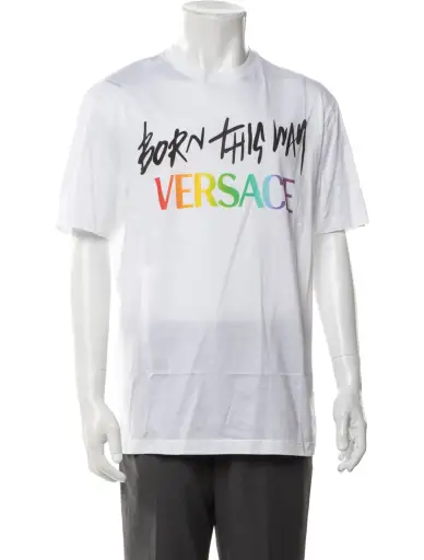 Graphic Print Crew Neck T-Shirt w/ Tags