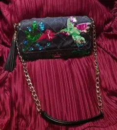 kate spade ショルダーバッグ デニム キルティング【新品】
