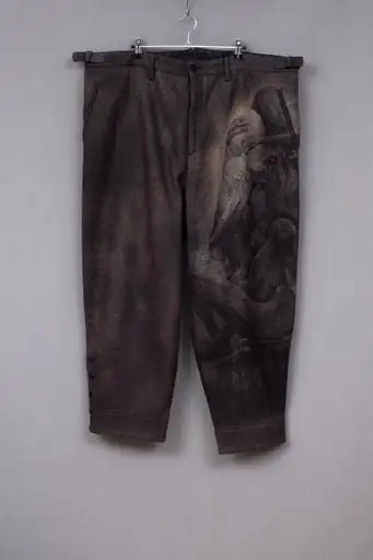 Yohji Yamamoto Pour Homme 2022AW Zdzisław Beksiński Wool Trouser