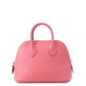 エルメス ボリード1923 ミニ ローズアザレ/シルバー金具 シェブルミゾル A刻印 HERMES ２wayショルダー 中古 【返品保証】