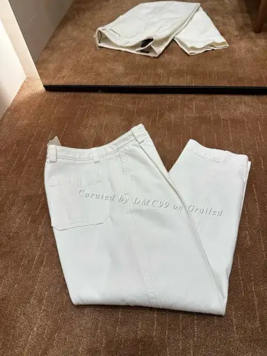 Zegna Men's White Casual Pants