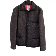 Yohji Yamamoto Coming Soon Design Jacket Black Gray Men’s Mix Style