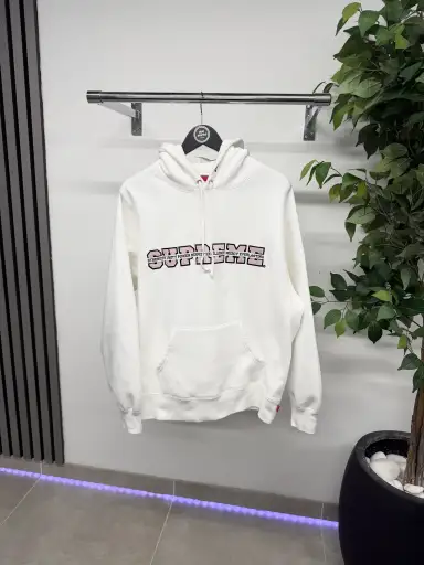 Supreme Collegiate Acronym Hoodie In White RRP £300