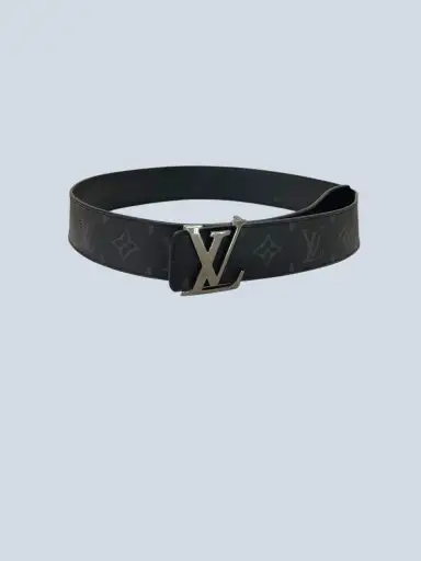Louis Vuitton
 Initials belt in Monogram Eclipse canvas, 80.