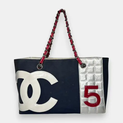 Chanel CC Chocolate Bar No.5 Shoulder Bag w. Authenticity Card, 2002-2004