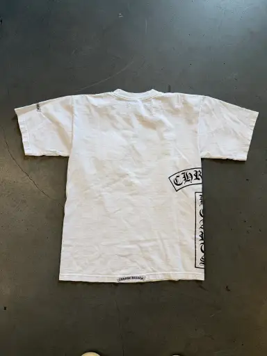 VINTAGE CHROME HEARTS "SOAP & WATER" T-BAR POCKET TEE