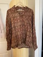 Karu / Kartik Research - Men’s Silk Shirt - Size XL Handmade in India