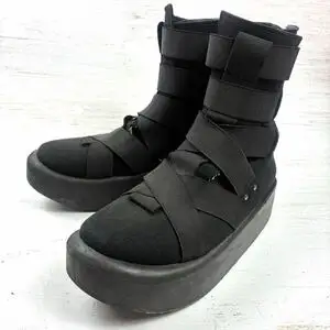 TOKYO BOPPER トーキョーボッパー ゴムベルト 厚底ブーツ 23.0