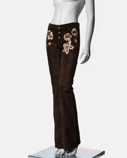Marni - Suede Trousers - A/W 2002 - IT 40