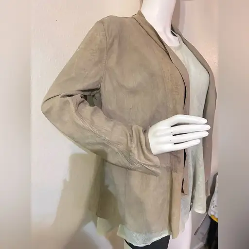 Sylvie Schimmel Jacket Lightweight 
Open Front Waterfall 
Outwear Cardig…​