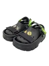 crocs × sankuanz sandals, size 24cm, black.