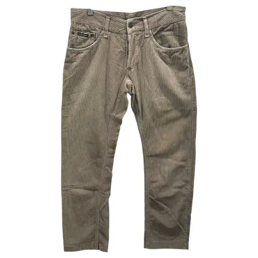 DOLCE&GABBANA(ドルチェ&ガッバーナドルガバ) 10 corso como Corduroy pants ディエチコルソコモ コムデギャルソン コーデュロイ パンツ 46 ベージュ