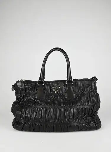 Prada Borsa Gaufre Pelle Nera