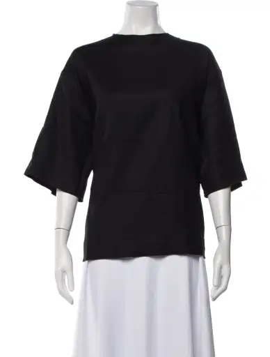 Virgin Wool Crew Neck Top w/ Tags