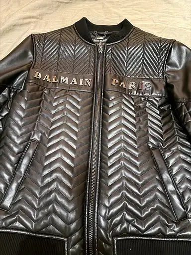 Balmain Paris bomberjakke, str. 52 – som ny