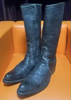 HIROMU TAKAHARA×BACKBONE レザーロングブーツ　アーカイブ