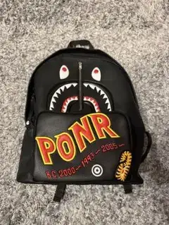 A BATHING APE Shark Backpack Black