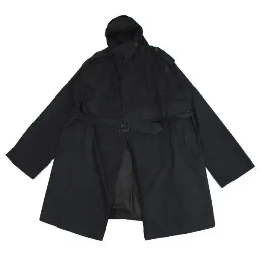 Jean Paul GAULTIER HOMME Cotton Hooded Coat Blue Size 50