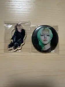 &TEAM NICHOLAS ニコラス アクリルチャーム 缶バッジ 2点セット