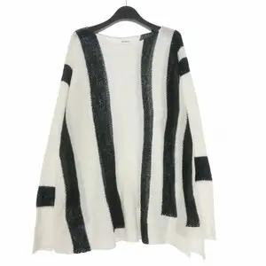 サルバム sulvam 20SS Striped Mesh Knit ストライプメッシュニット セーター 長袖 M ホワイト/ブラック 白 黒 SL-K07-840 メンズ