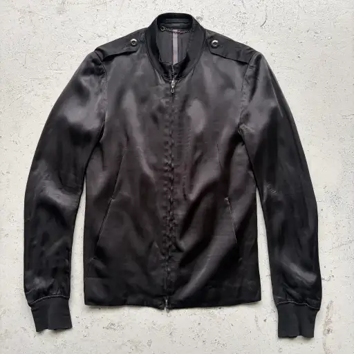 Kazuyuki Kumagai Attachment Black Zip Up Jacket (1)
