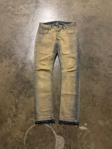 Rick Owens FW12 ‘Mountain’ Parchment Detroit Jeans
