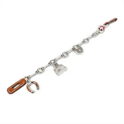 Hermès Limited Edition Fauve Barénia and Rouge de Coeur Bijou de Sac Charm, 2025