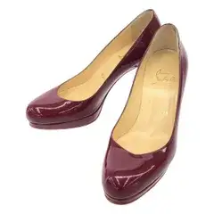 Christian Louboutin クリスチャンルブタン パテントヒールパンプス  パープル 36