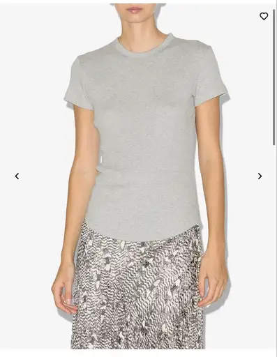 Isabel Marant Taomi T-Shirt Grau Gr. L – Rippstoff