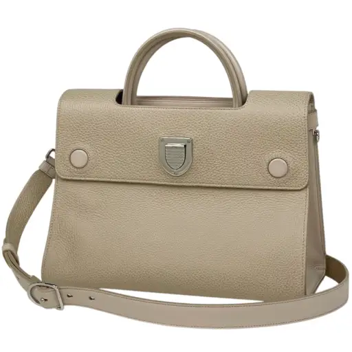 Christian Dior Beige Leather Handbag (Pre-Owned)