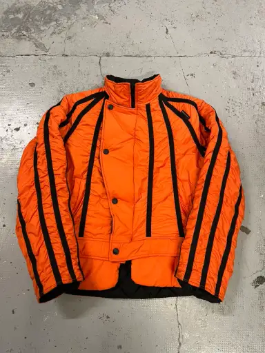 AW2003 Dolce & Gabbana Spatial Tactical Orange Puffer Jacket