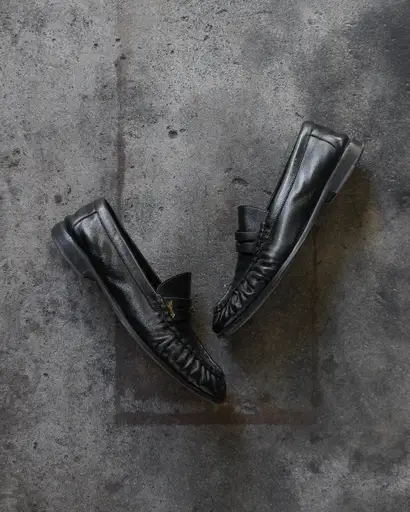 Saint Laurent Paris YSL Logo Le Loafers