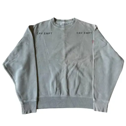 CAV EMPT REVERSIBLE OVERDYE SWEATSHIRT

Boxy, slightly cropped fit

Size: S
Condition: 8/10
