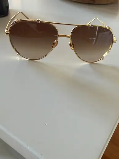 Linda Farrow Newman Aviator Sunglasses ASO Meghan Markle