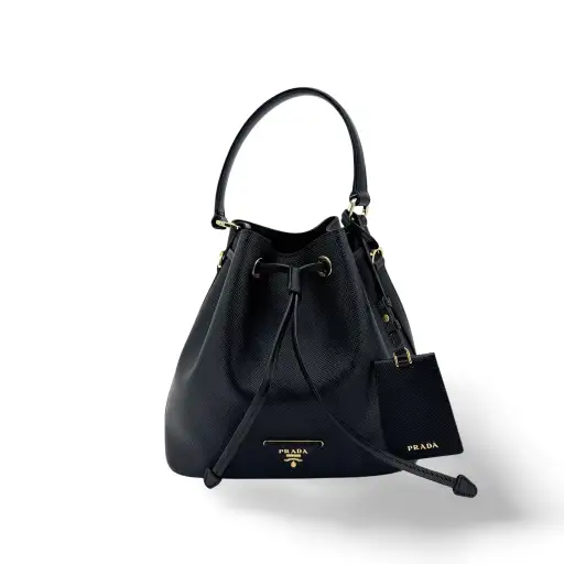 Prada Top Handle Bucket Saffiano Leather