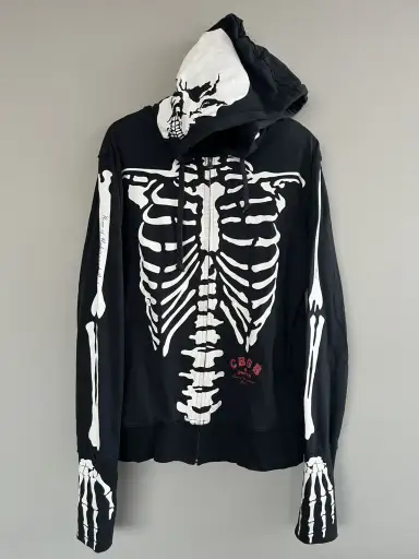 SKELETON CBGB & OMFUG JAPANESE SEDITIONARIES PUNK STYLE