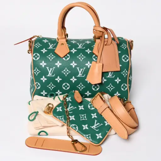 新品同様 LOUIS VUITTON ルイヴィトン スピーディ P9 バンドリエール 25 2WAYバッグ M24423 モノグラム ファレル ウィリアム 中古 4a008919