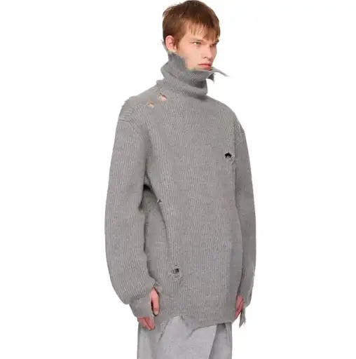 Grey knit