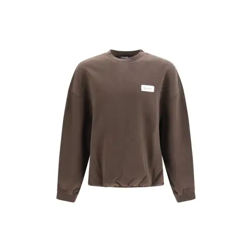 Brown Cotton Sweatshirt