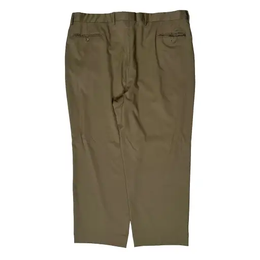 Giorgio Armani Trousers - 40W 29L Khaki Polyester Blend