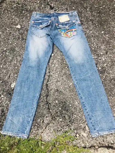 Vintage Antgauge distressed jeans